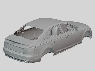 Audi A4 Sedan 2016 Printable Body 3D print model