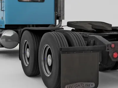 Freightliner FLD Semi Truck 3D model