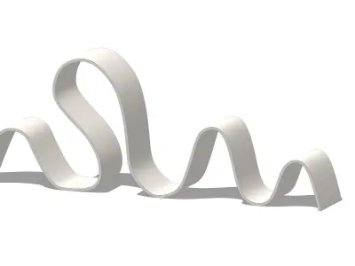 Book Stand Low-poly 3D model