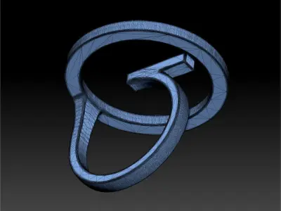 Circle Ring 3D print model