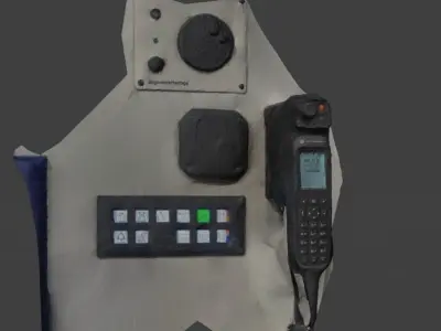 3D Scan Motorol BOS  Radio  3D model