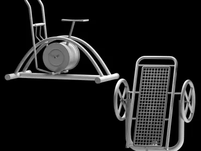 Park Sports Equipment Free low-poly 3D model