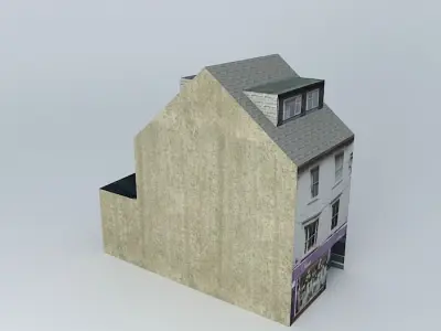 Velvet shop  Free 3D model
