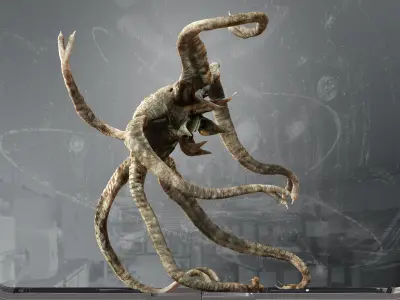 Trilobite Prometheus Low-poly 3D model