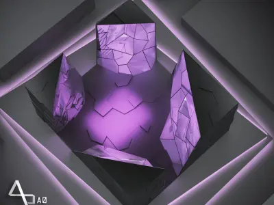 Deconstruction Architecture Exterior  3D model