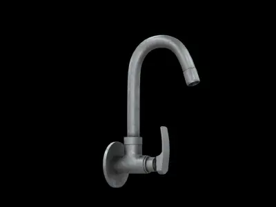 TRESCO sink TAP old Low-poly 3D model