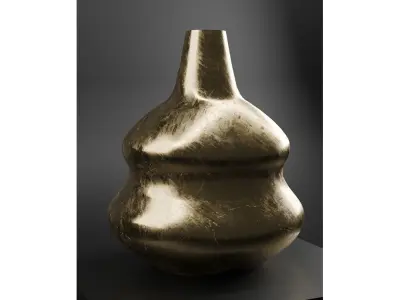 Golden Vase 3D model