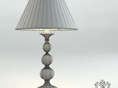 Chelini Bianco Deco Lamp 3D model