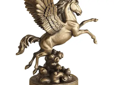 pegasus statue 1 3D model