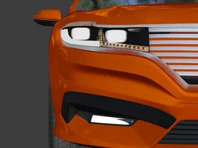 2022 Brandless Car 3D model