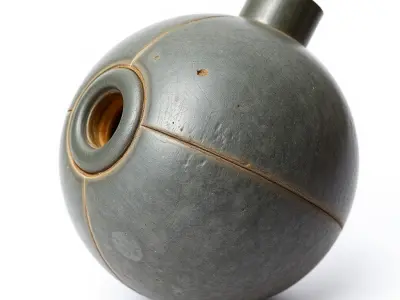 Vintage Sphere Jug with Spout Model Pack Low-poly 3D model