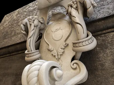 cartouche Detroit 3D model