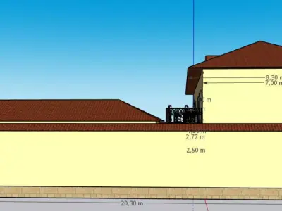 2-story house 3D model