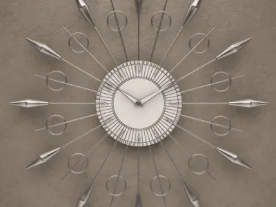 Arrow Style Wall Clock 15 3D model