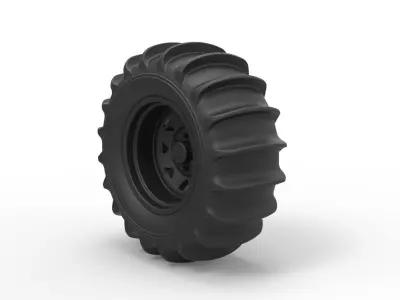 Rear wheel for Dune Buggy 3D print model