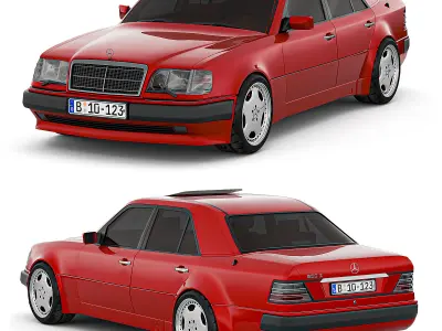 Mercedes-Benz W124 E500 3D model