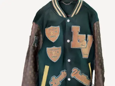 Louis Vuitton Varsity Jacket 3D print model