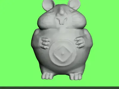 mouse god of fortune 3D model