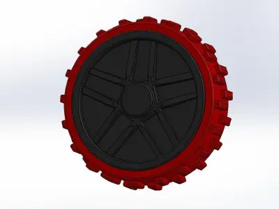 Toy wheel ofroad 3D print model