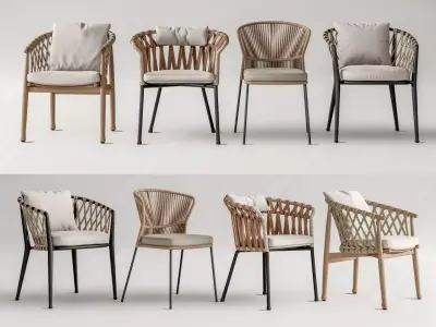 Nordic Furniture Low-poly 3D model