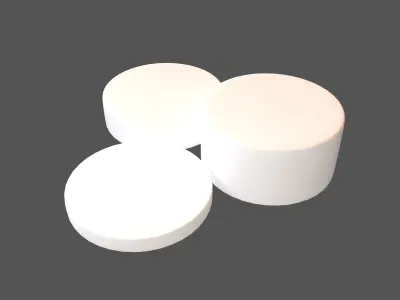 Display Pedestal v1 001 Low-poly 3D model