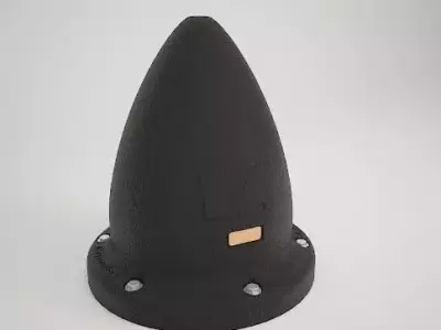 Bolardo plastic cone Free 3D model