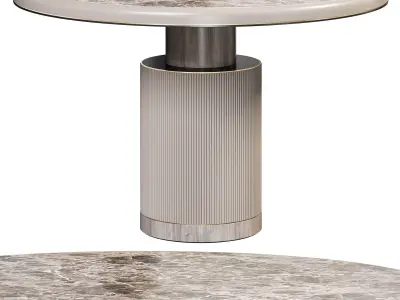 Hamptons Pedestal table by Frato 3D model