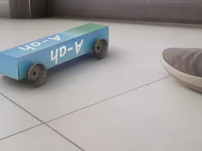 Tube Boxcar  Low-poly 3D model