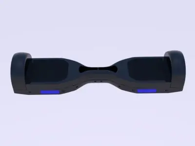  Electric Skateboard  3D model