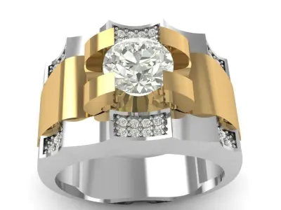 Mens ring Free 3D print model purchase