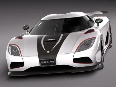 Koenigsegg Agera R 2012 3D model