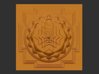 Shri yantra  3D print model