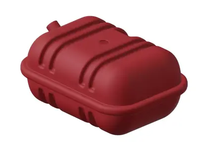 Plastic Truck Fuel Tank 3D model