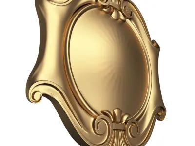 Cartouche 01 Low-poly 3D model