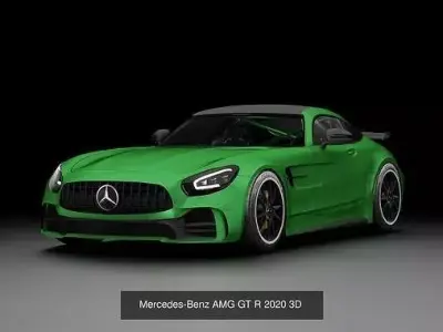 mercedes AMG GT-R 3D model 3D model