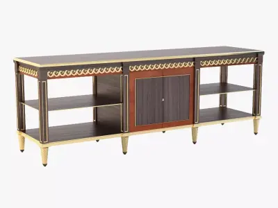 Classic Console Chester Drawer 3D model