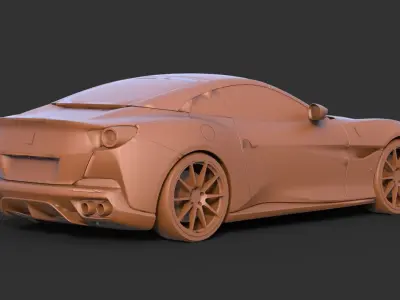 Ferrari Portofino 3D print model