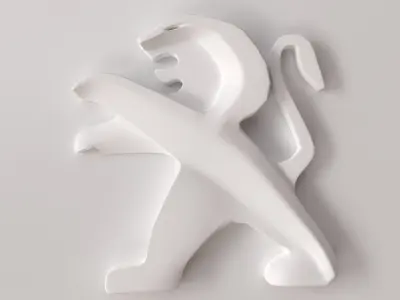 Peugeot Logo 3D model order