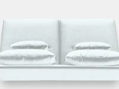 SODERHAMN 3-seat section 4 Low-poly 3D model