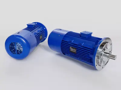 motor 3D model 4