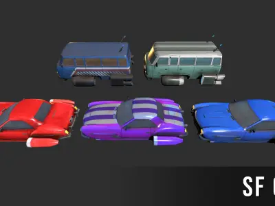SF Car 3D model