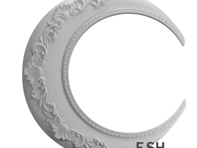 Moon decor 005 005 3D print model