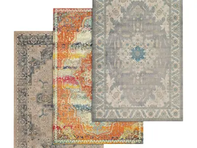 Rug Set 1750 3D model