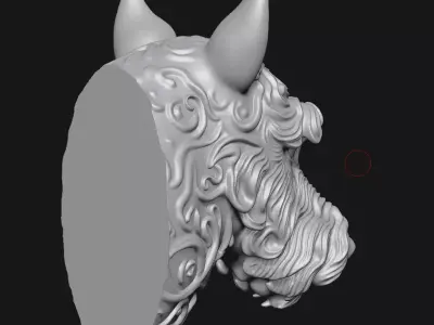 Schnauzer 3D print model