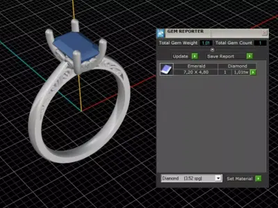 ring woman  3D print model 42