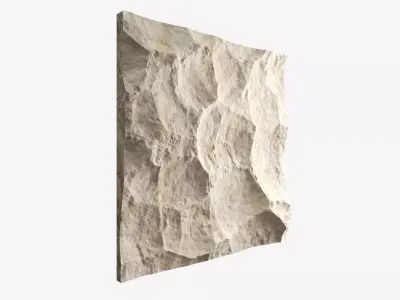 284-RockPanel sandstone wall art 3D model