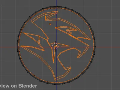 Button Logo Proton Car new design 3D model