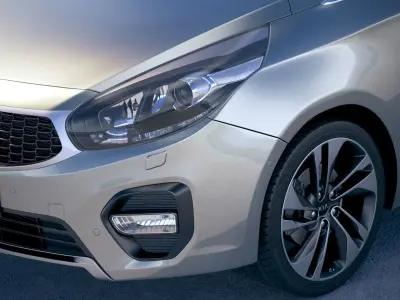 Kia Carens 2018 3D model