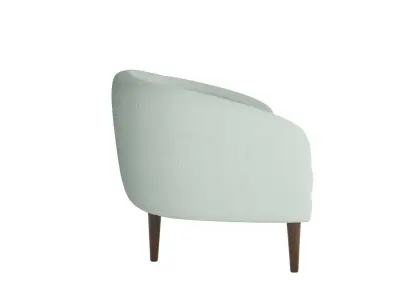 Jasmine Curved Sofa 3D model