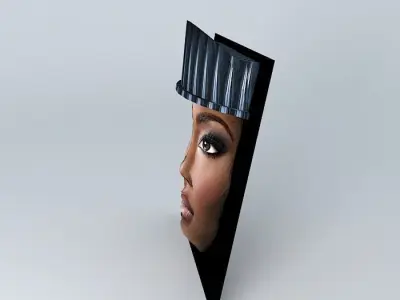 Beautiful Lady 1 Maskette Free 3D model